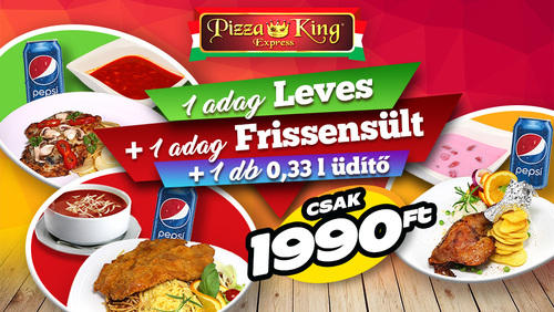 Pizza King 7 - 1990 menü - Szuper ajánlat - Online order